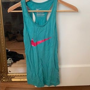 Teal nike tank